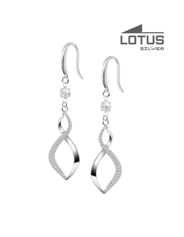 LOTUS SILVER EARRINGS